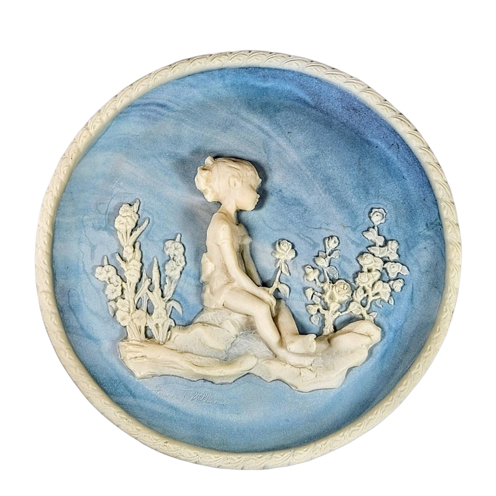 Vintage Incolay Avondale Limited Melissa 1978 Plate Frances Taylor Williams